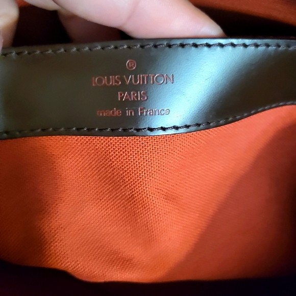 (SOLD)Authentic Louis Vuitton Damier Ebene Structured Naviglio UniseX bag - Picture 9 of 13